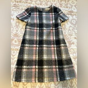 Line and Dot plaid dress